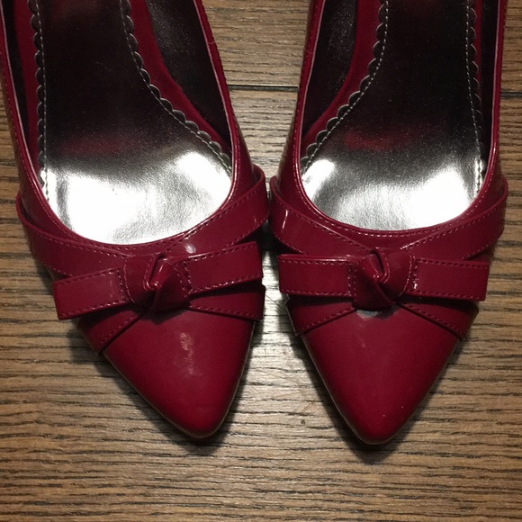 Laura Ashley dark red shoes - Picture 2 of 7